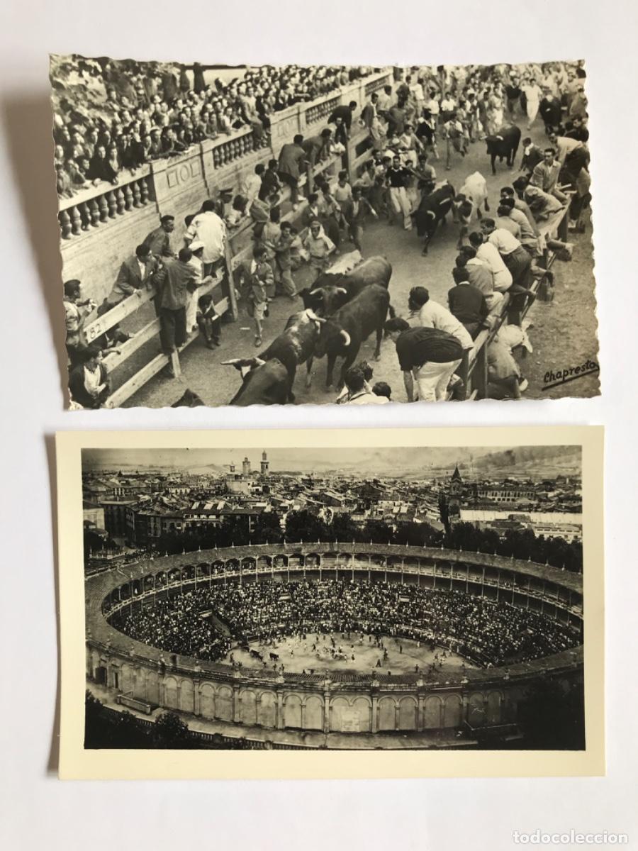 Postales: 2 postales de Pamplona. Encierros de San Ferm&iacute;n. - Foto 1