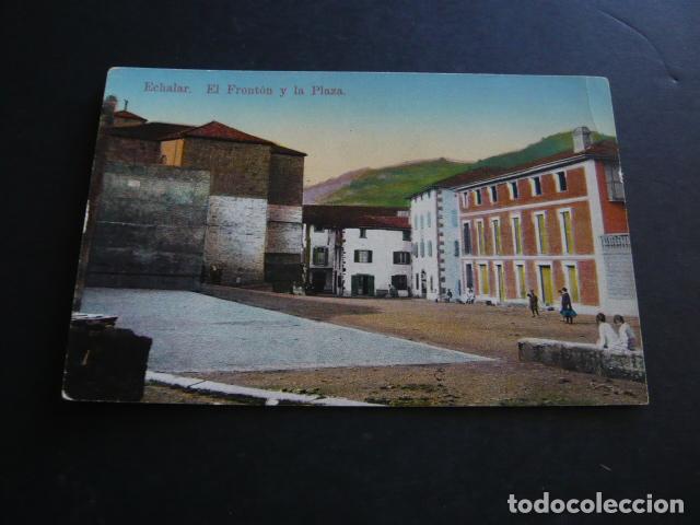 Postales: ECHALAR NAVARRA VISTA FRONTON - Foto 1