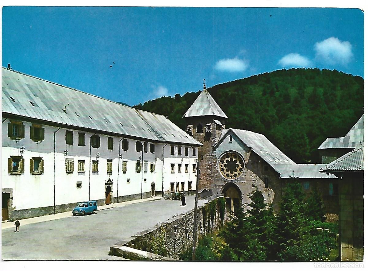 Postales: EXTERIOR DE LA IGLESIA.- RONCESVALLES / NAVARRA - Foto 1
