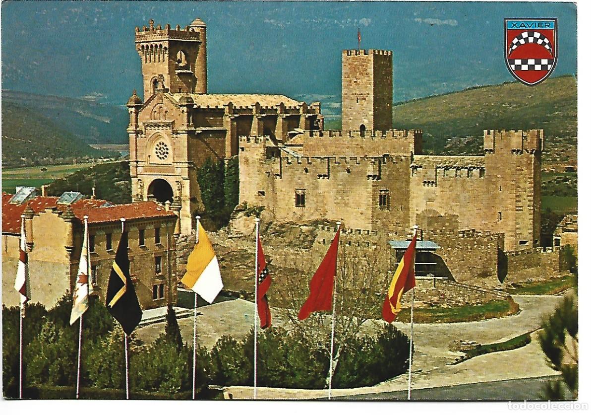 Postales: CASTILLO Y BASILICA - CASTLE AND BASILIC.- JAVIER / NAVARRA - Foto 1