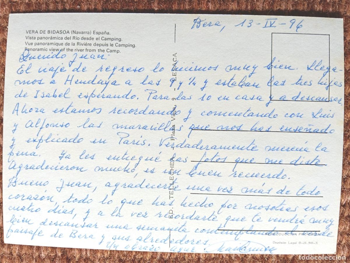 Postales: VERA DE BIDASOA - ED. TELLECHEA - Foto 2