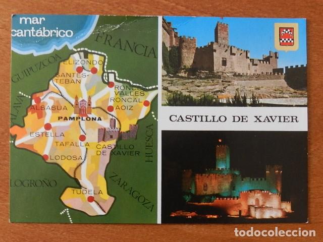 Postales: Postal Castillo de Xavier Comercial escudo de oro - Foto 1
