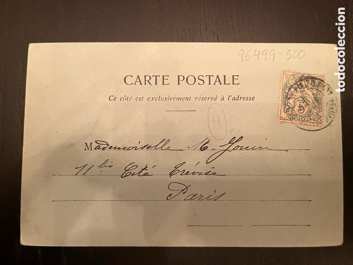 Postales: Postal Roncesvalles, Navarra, a&ntilde;o 1900 - Foto 2