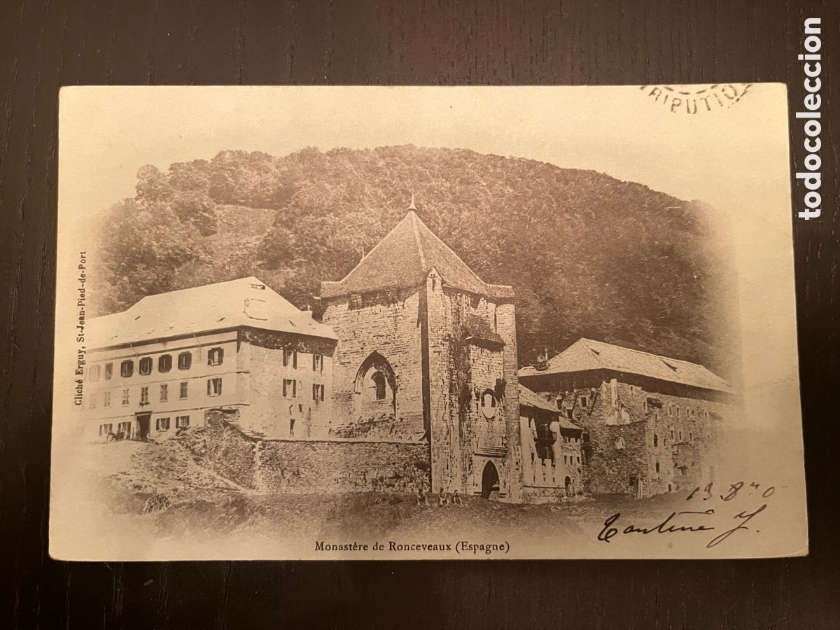 Postales: Postal Roncesvalles, Navarra, a&ntilde;o 1900 - Foto 1