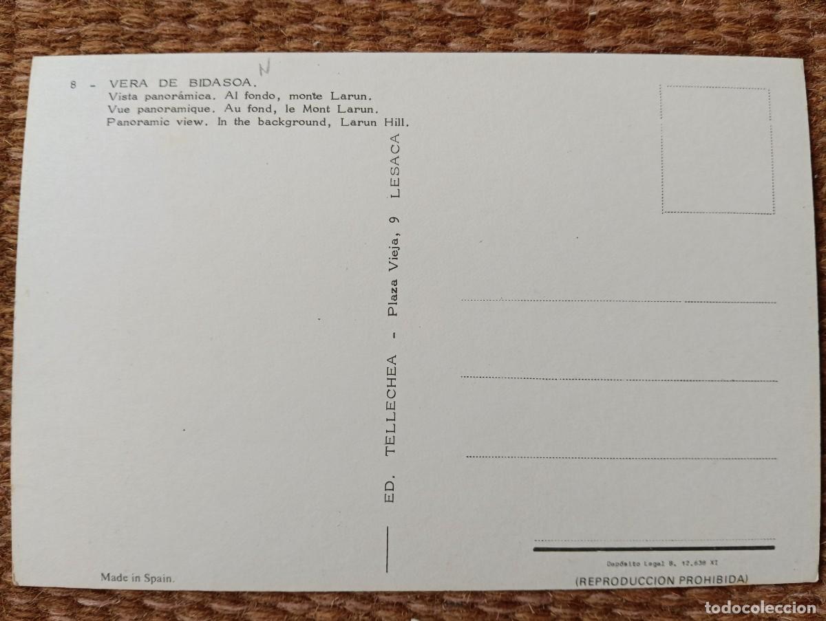 Postales: VERA DE BIDASOA - NAVARRA - ED. TELECHEA - Foto 2