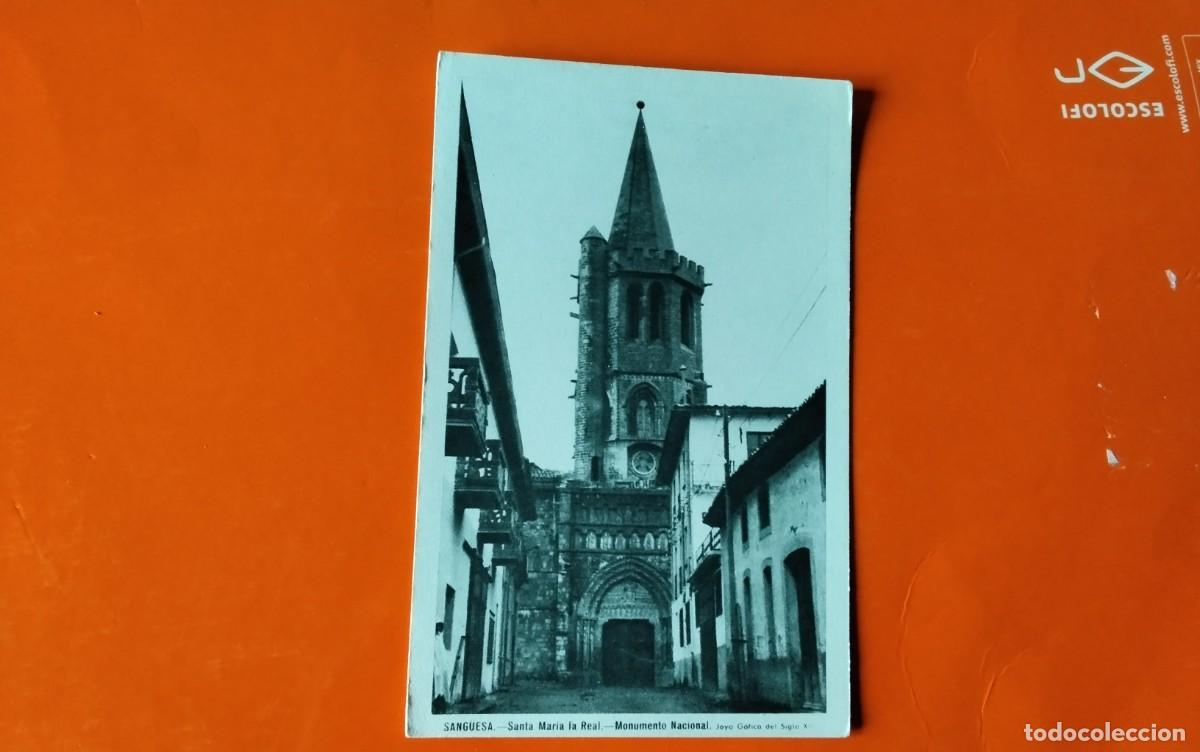 Postales: SANGUESA , POSTAL ANTIGUA , BLANCO Y NEGRO - Foto 1