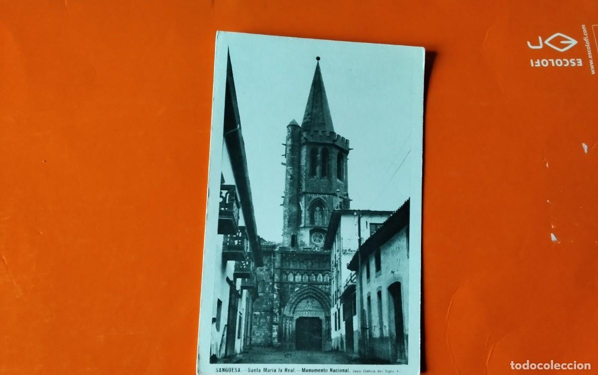 Postales: SANGUESA , POSTAL ANTIGUA , BLANCO Y NEGRO - Foto 2