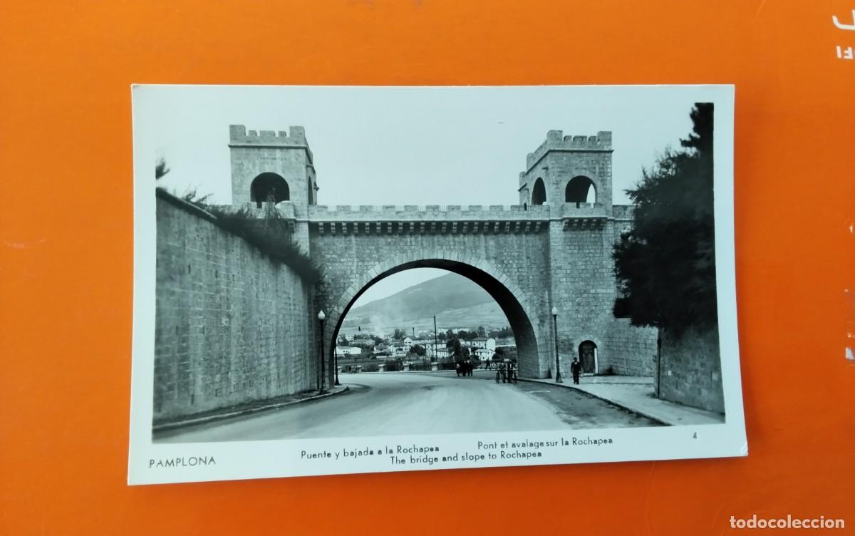 Postales: PAMPLONA , POSTAL ANTIGUA , BLANCO Y NEGRO - Foto 2