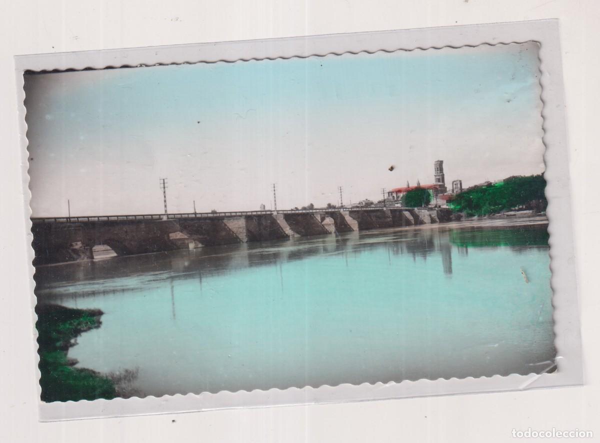 Postales: 21 Tudela. Rio Ebro. Coloreada. Daniel Arbones. Sin circular - Foto 1