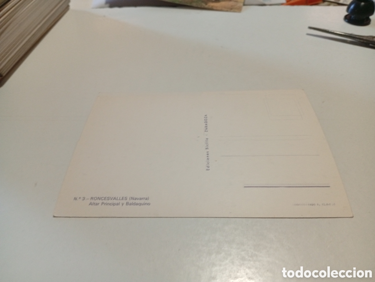 Postales: Postal Roncesvalles altar - Foto 2
