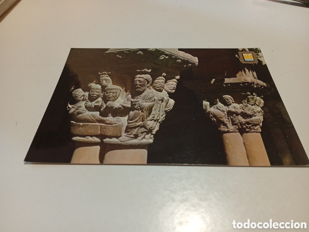 Postales: Postal Tudela,capiteles se claustro - Foto 1