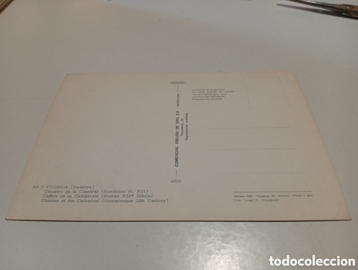 Postales: Postal Tudela claustro catedral - Foto 2
