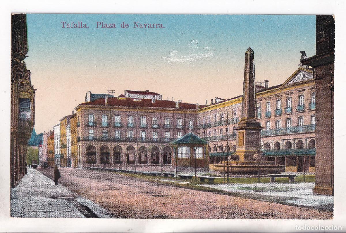 Postales: POSTAL. TAFALLA. PLAZA DE NAVARRA. - Foto 1