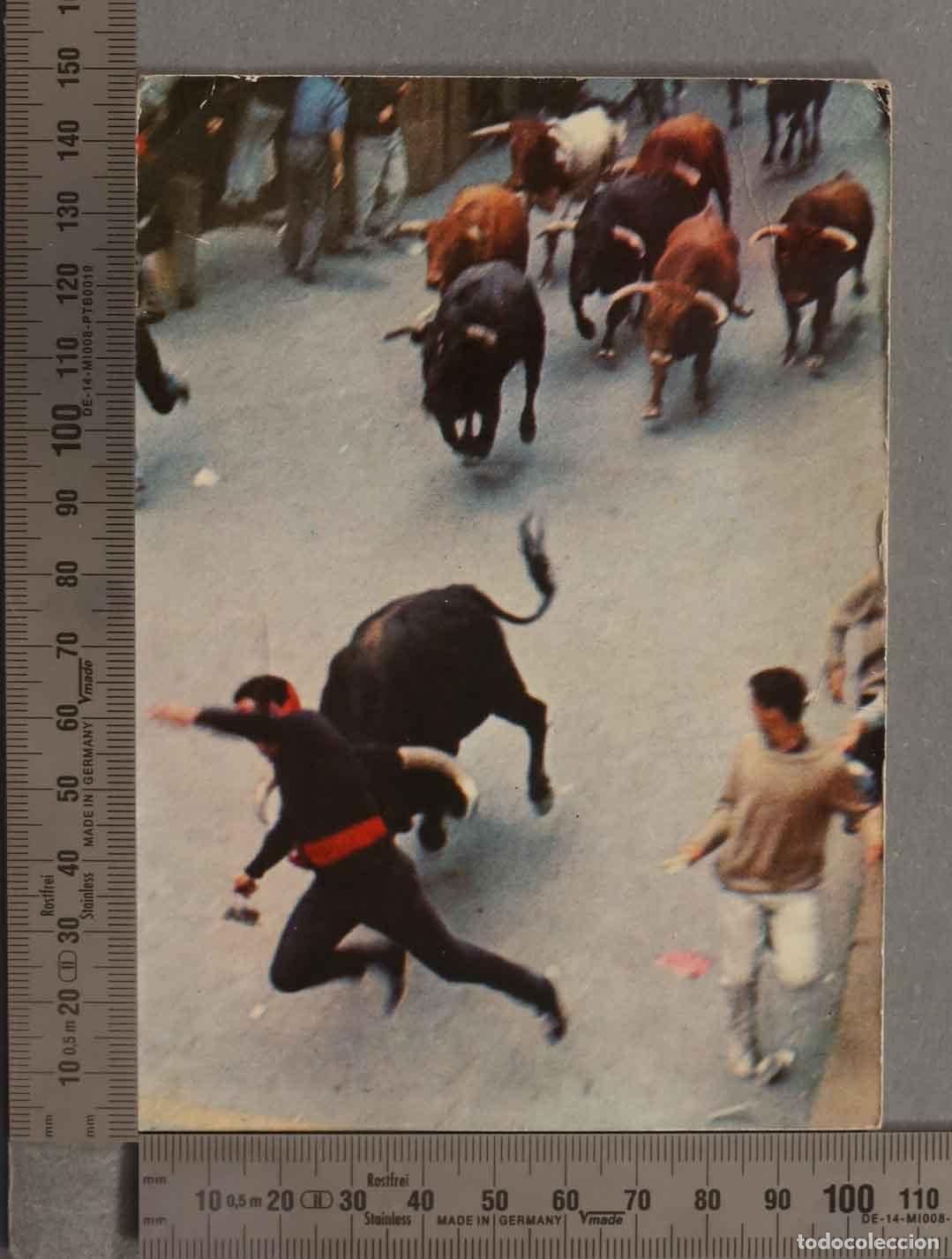 Postales: POSTAL. Encierro de los toros PAMPLONA - Foto 1