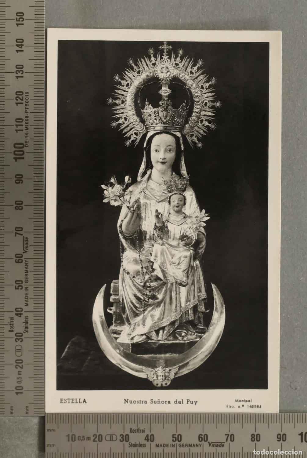 Postales: POSTAL. ESTELLA. Nuestra Se&ntilde;ora del Puy. - Foto 1