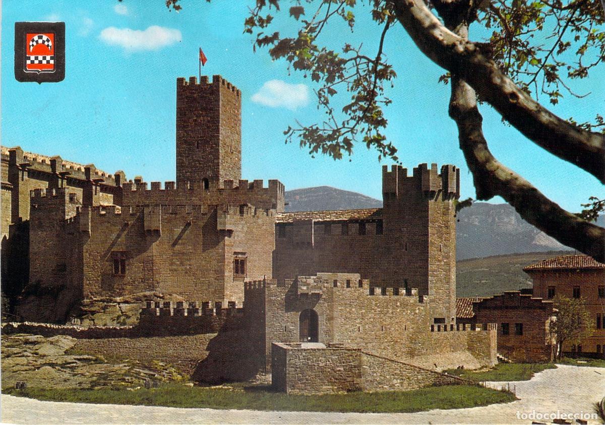 Postales: Postal Castillo de Javier, Navarra, Espa&ntilde;a, Edificio Medieval y Torreones - Foto 1