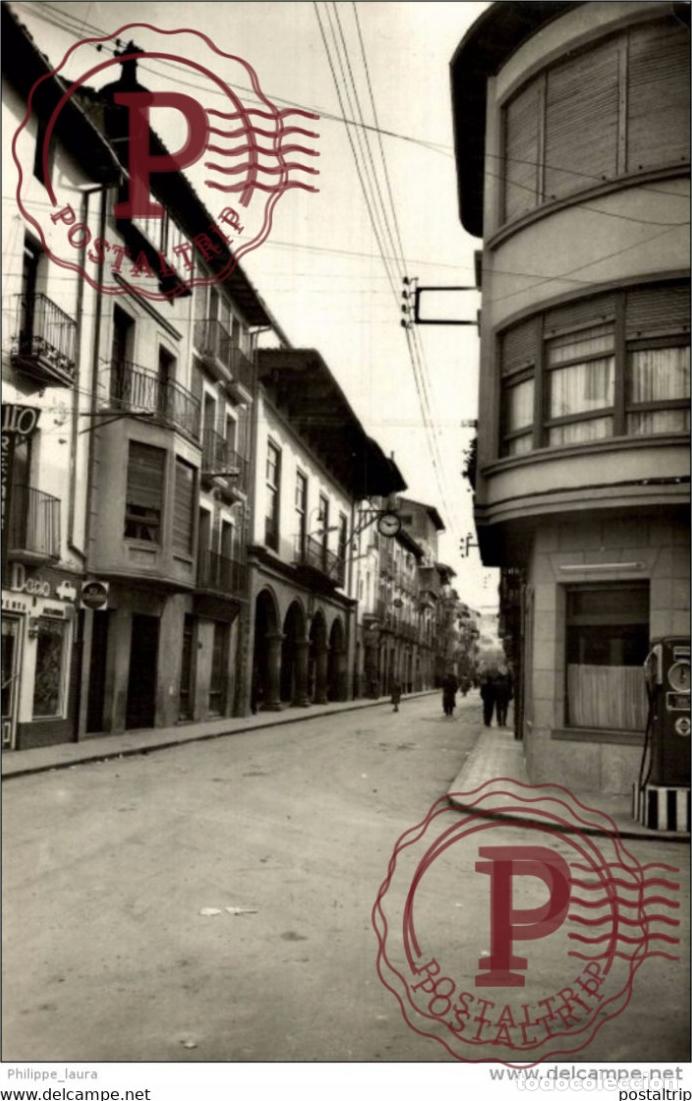 Postales: SANG&Uuml;ESA NAVARRA.- CALLE MAYOR - Foto 1