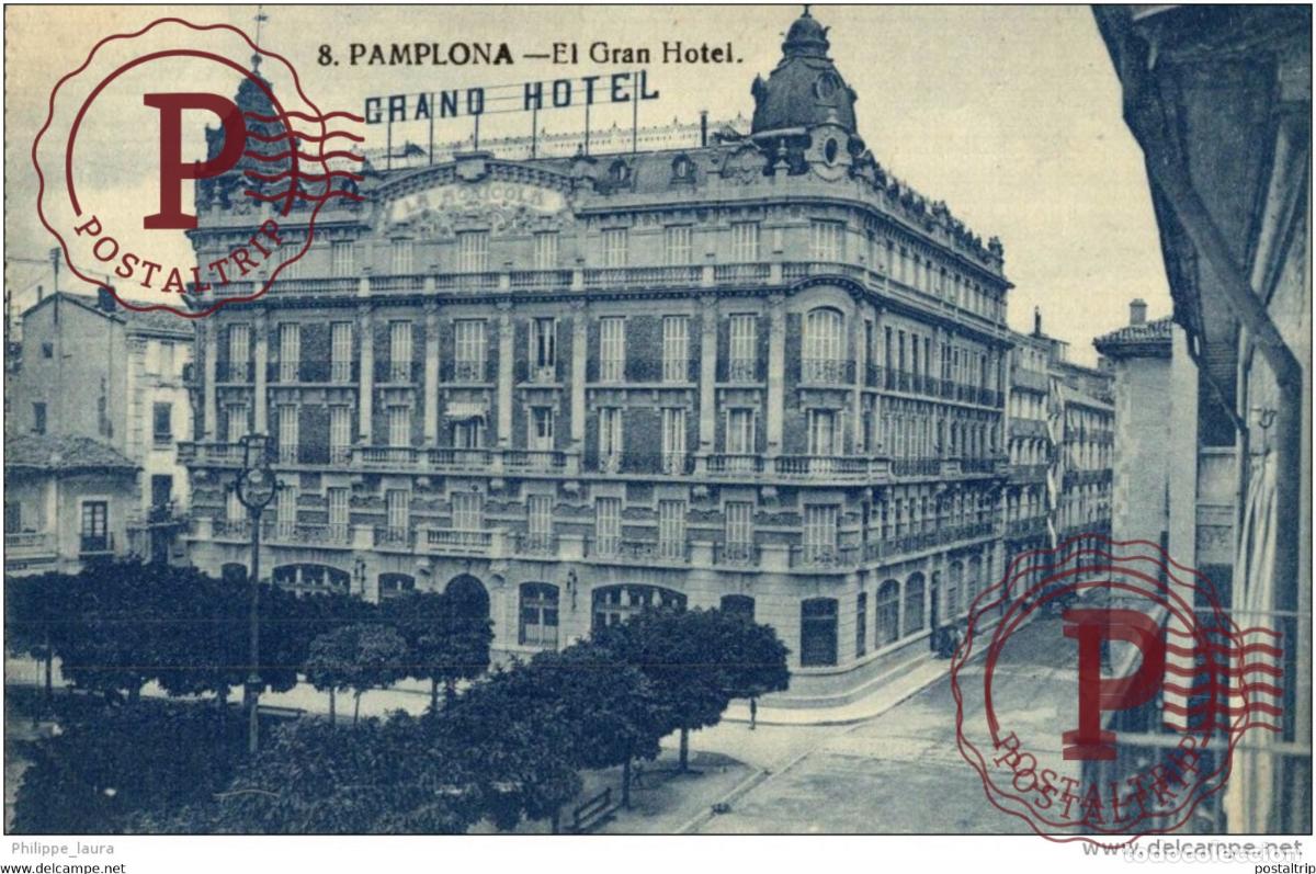 Postales: PAMPLONA: EL GRAN HOTEL - Foto 1