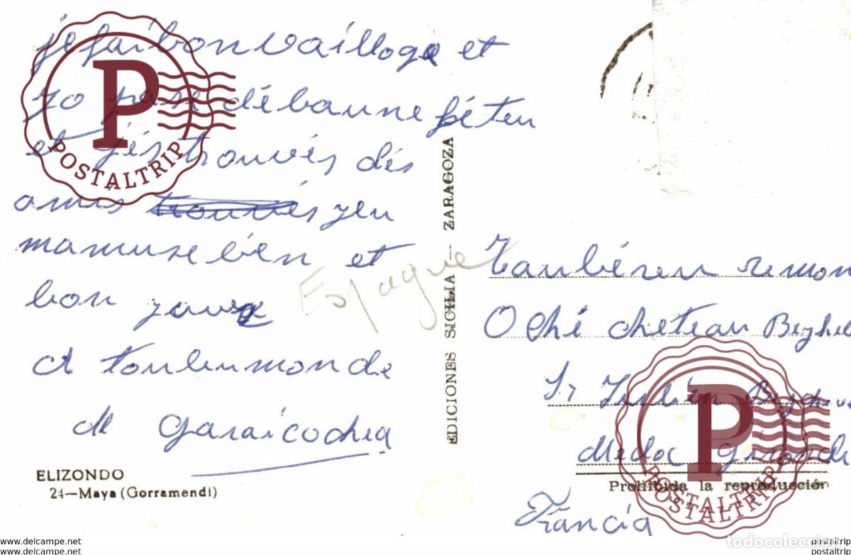 Postales: ELIZONDO NAVARRA.- MAYA GORRAMENDI - Foto 2