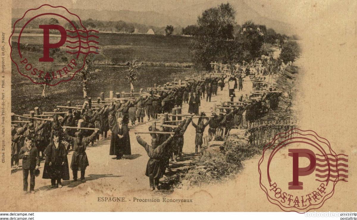 Postales: PROCESSION DE RONCEVEAUX ESPAGNE - Foto 1