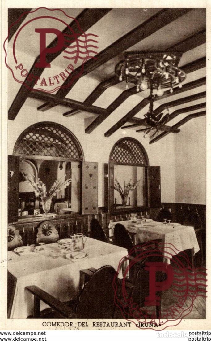 Postales: COMEDOR DEL RESTAURANT IRU&Ntilde;A - Foto 1