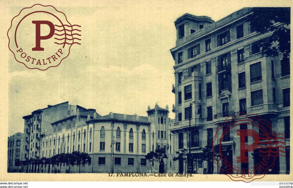 Postales: PAMPLONA CALLE DE AMAYA - Foto 1