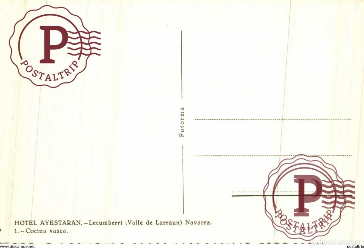 Postales: LECUMBERRI.NAVARRA.- HOTELES AYESTAR&Aacute;N. - Foto 2