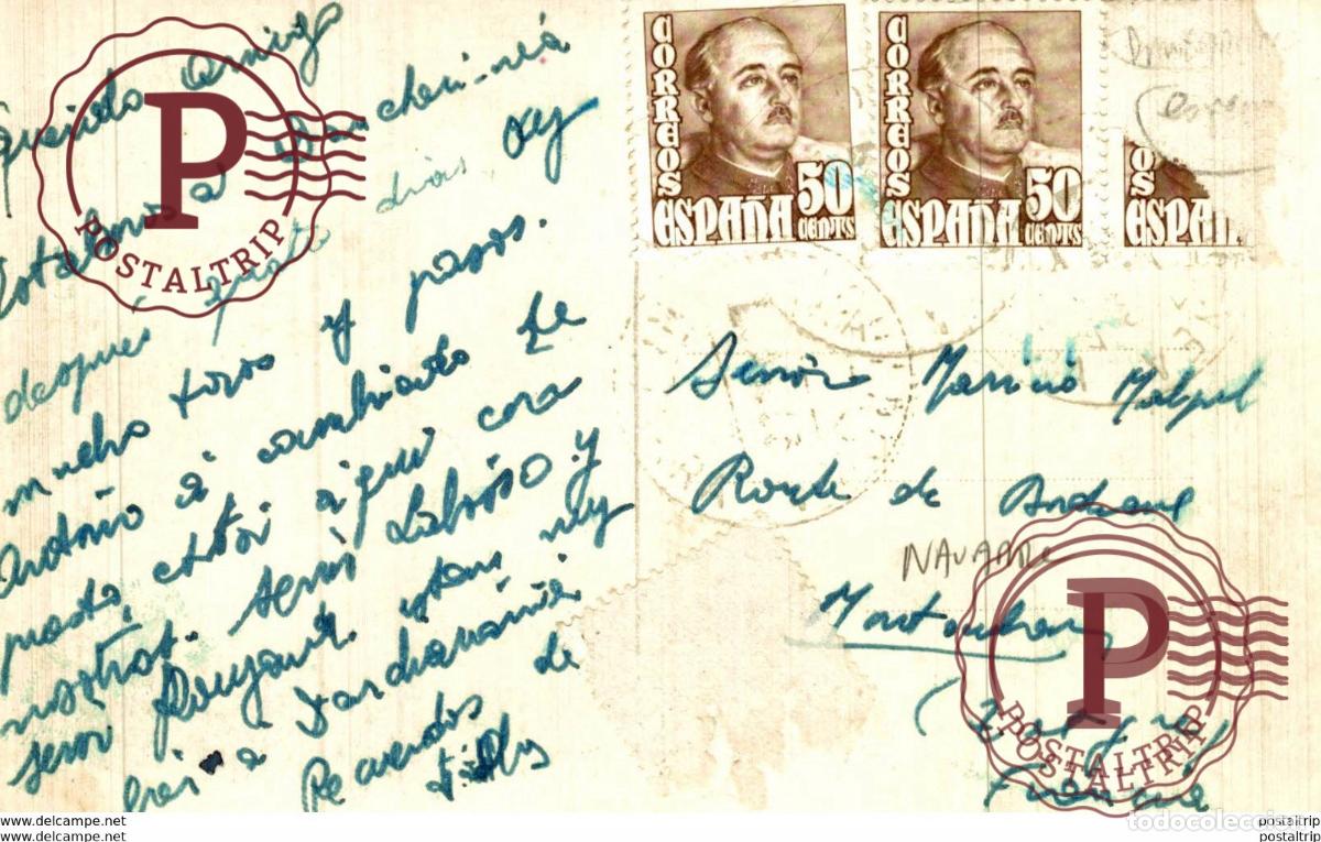 Postales: DANCHARINEA. PARTE FRANCESA Y PARTE ESPA&Ntilde;OLA - Foto 2