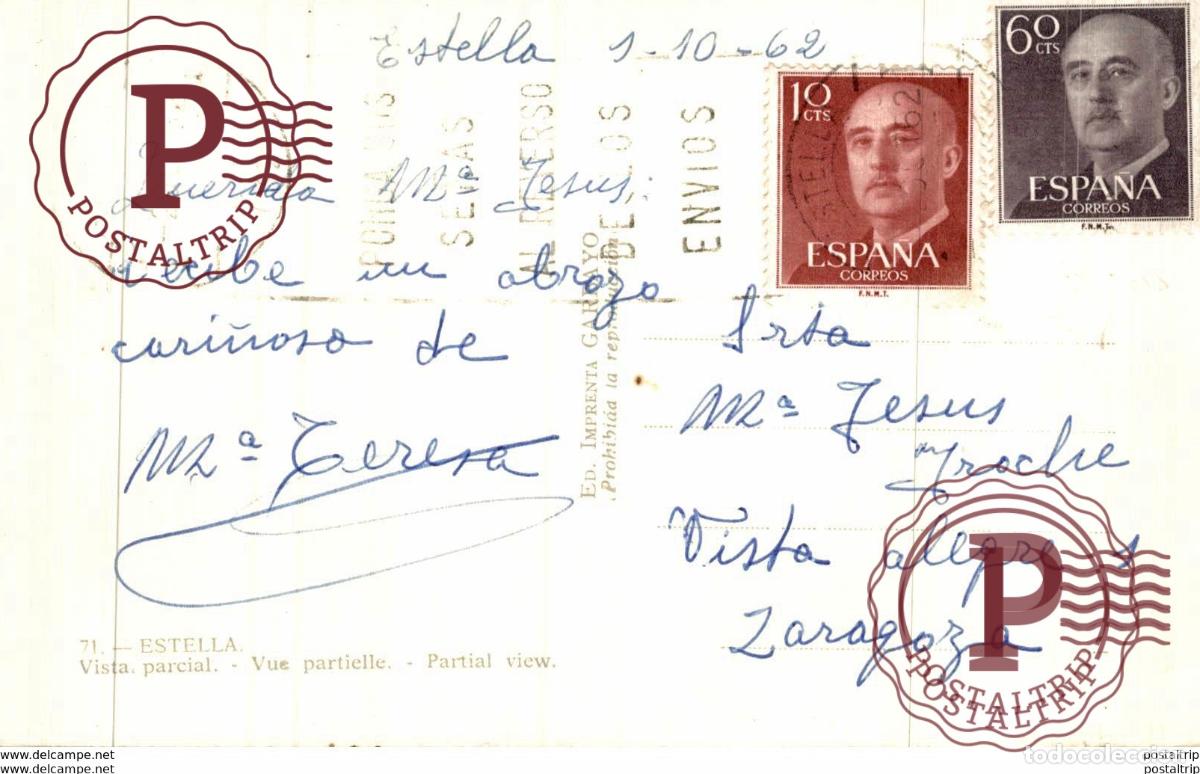 Postales: ESTELLA. VISTA PARCIAL - Foto 2
