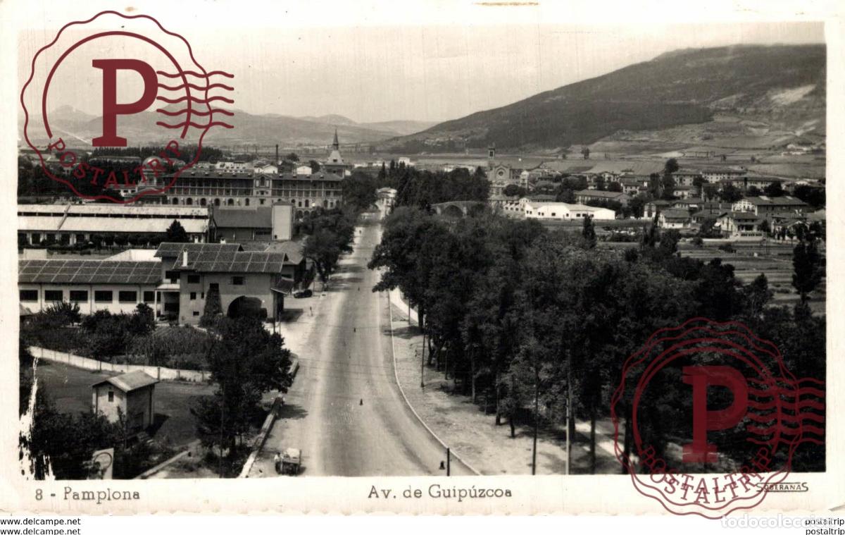 Postales: PAMPLONA- AV. DE GUIPUZCOA - Foto 1