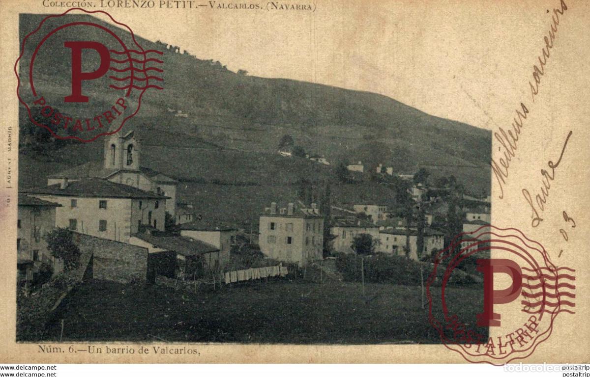 Postales: VALCARLOS, COLECCI&Oacute;N LORENZO PETIT - Foto 1