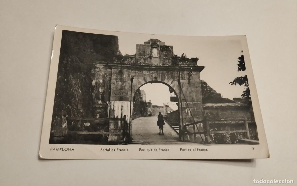 Postales: PAMPLONA , POSTAL ANTIGUA , BLANCO Y NEGRO - Foto 2