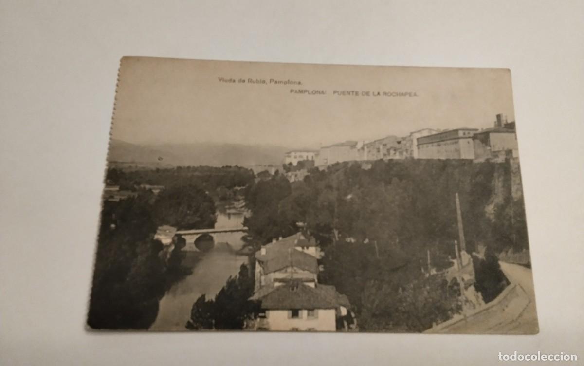 Postales: PAMPLONA , POSTAL ANTIGUA , BLANCO Y NEGRO - Foto 2