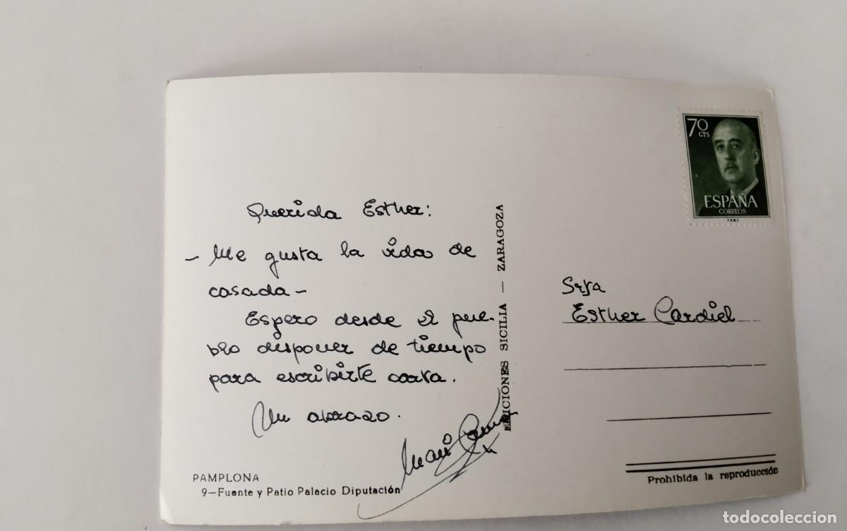 Postales: PAMPLONA , POSTAL ANTIGUA , BLANCO Y NEGRO - Foto 3