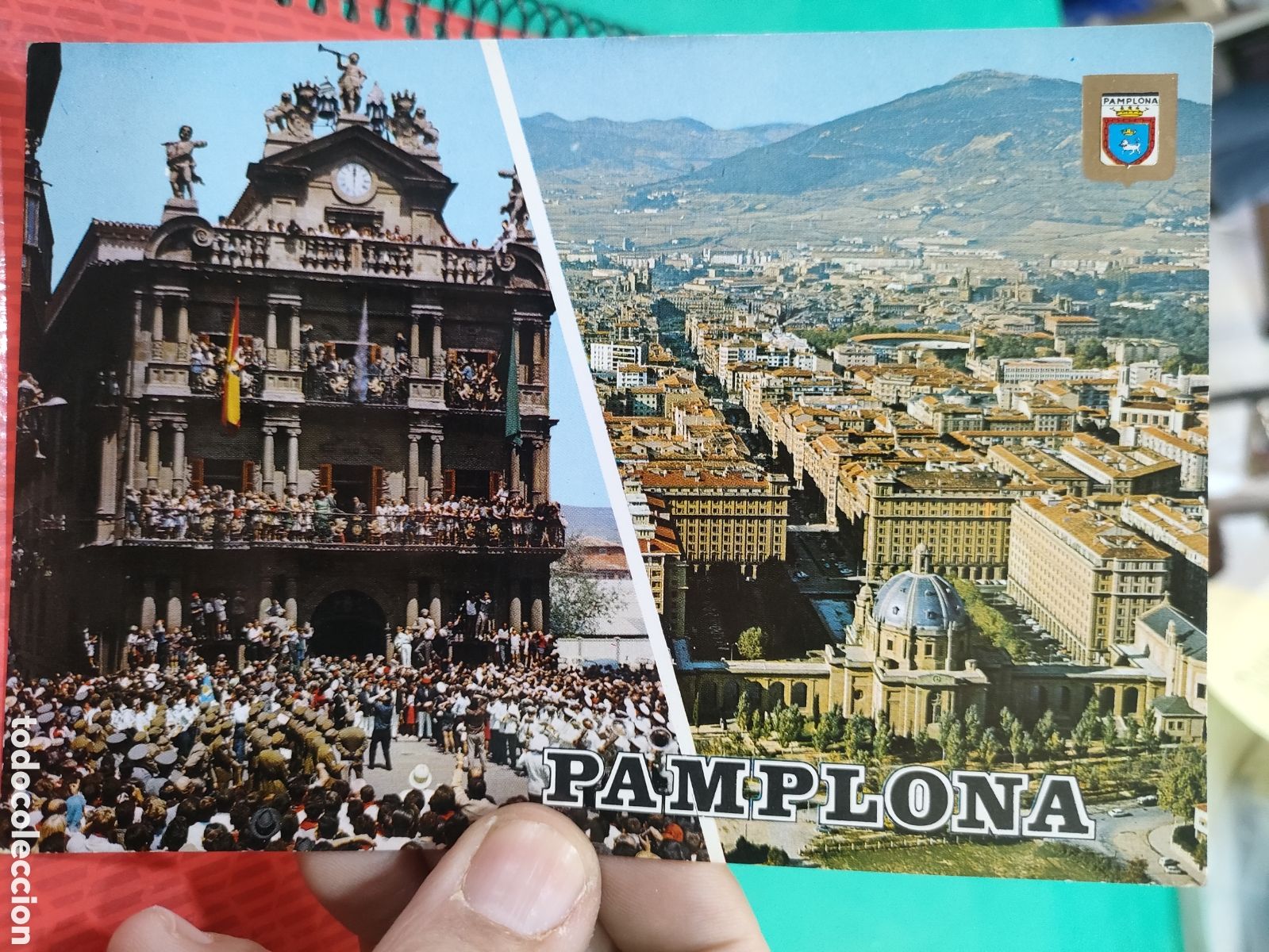 Postales: Postal PAMPLONA Fiestas de San Ferm&iacute;n N 33 DOMINGUEZ SC
