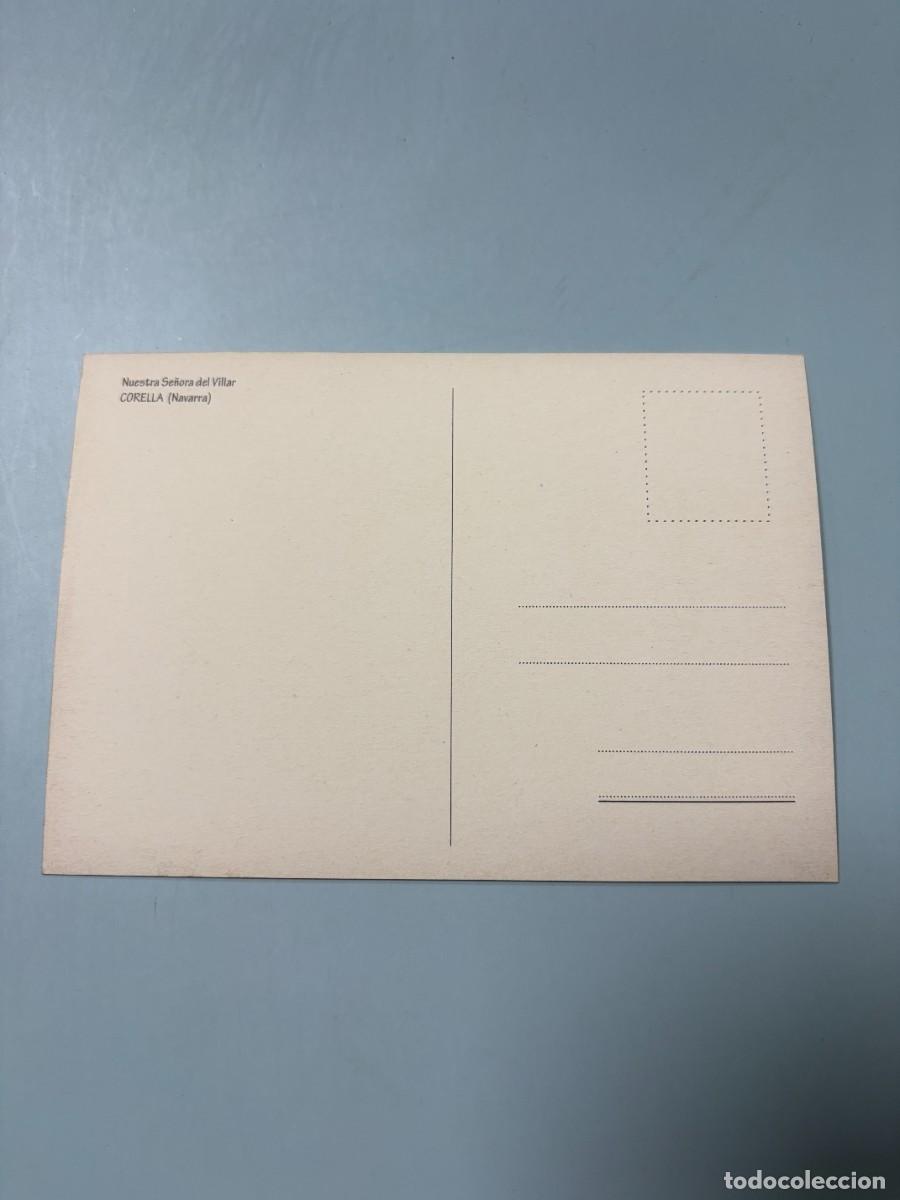 Postales: TARJETA POSTAL. NAVARRA. CORELLA. NUESTRA SE&Ntilde;ORA DEL VILLAR - Foto 2