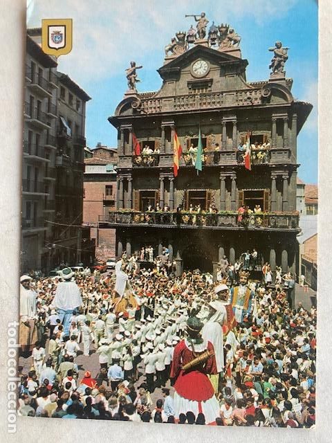 Postales: Pamplona. Fiestas de San Fermin. Los Gigantes N&ordm; 6. Ed. Escudo de Oro. Circulada 1993