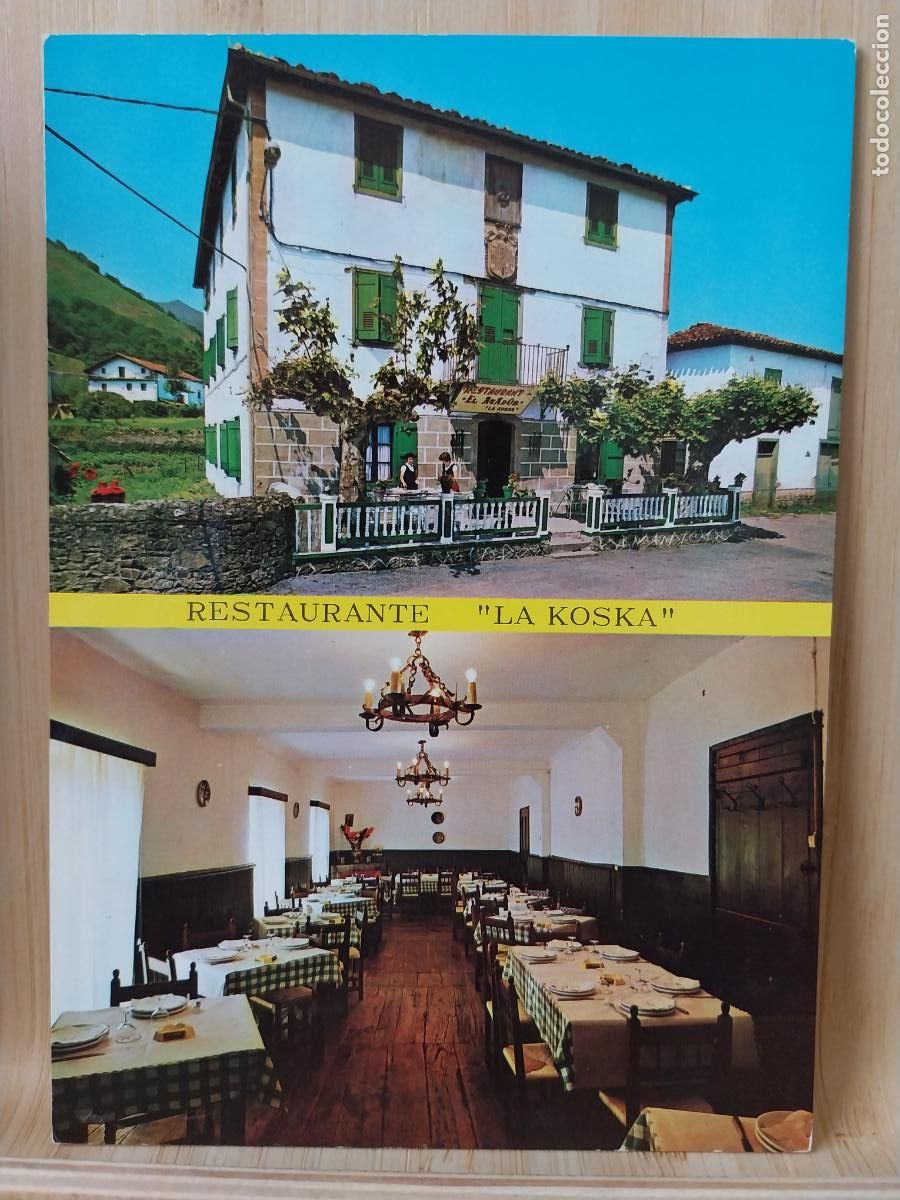 Postales: LA KOSKA RESTAURANTE URDAX NAVARRA ED SICILIA SC ORIGINAL ANIMADA
