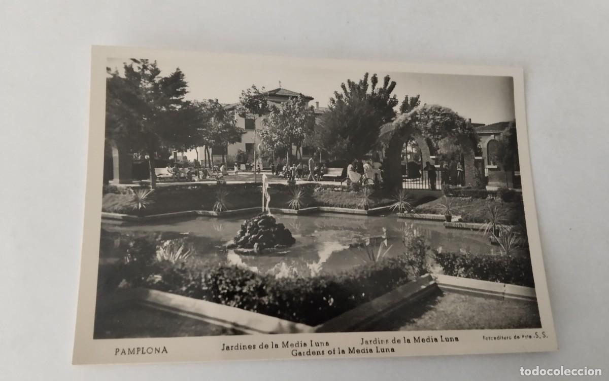 Postales: PAMPLONA , POSTAL ANTIGUA , BLANCO Y NEGRO - Foto 2