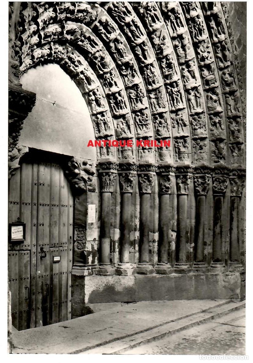 Postales: NAVARRA N&ordm; 1 CATEDRAL , PUERTA DEL JUICIO / FOTO PRATS / SIN FRANQUEAR