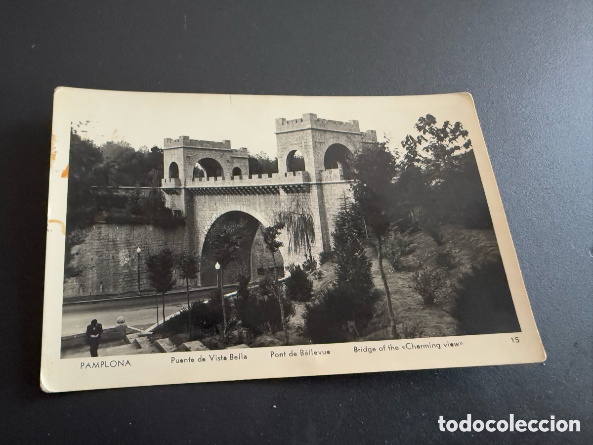 Postales: Postal. PAMPLONA. Puente de Vista Bella