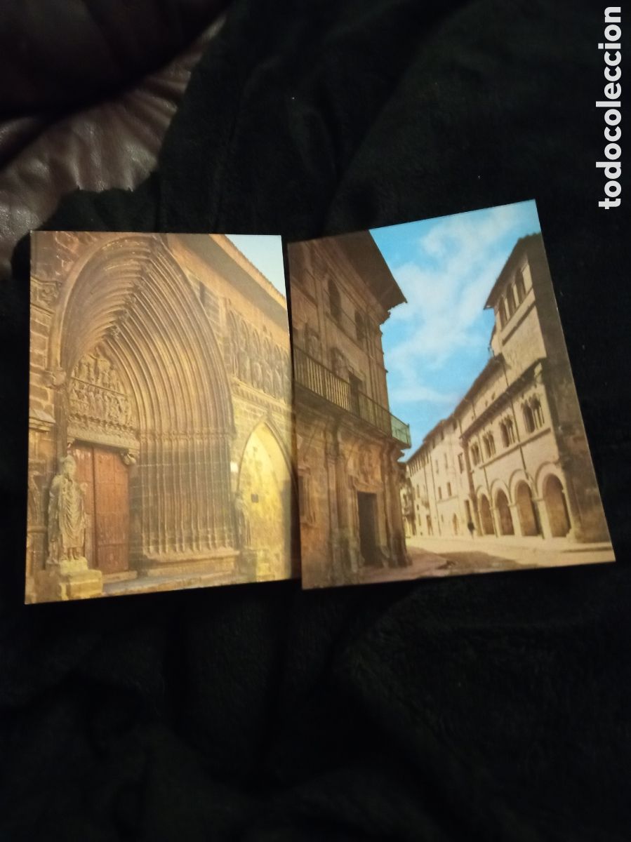 Postales: 2 antiguas tarjetas fotogr&aacute;ficas de Estella de 1971