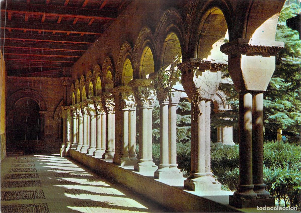 Postales: Postal del Claustro de la Catedral de Tudela, Navarra