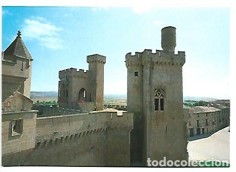 Postales: PALACIO REAL. VISTA PARCIAL / ROYAL PALACE, PARTIAL VIEW.- OLITE - NAVARRA