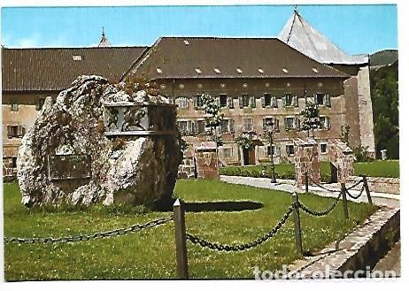 Postales: FACHADA PRINCIPAL DE LA COLEGIATA.- RONCESVALLES / NAVARRA