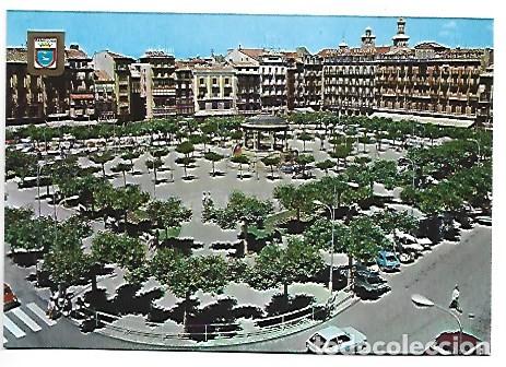 Postales: PLAZA DEL CASTILLO / SQUARE OF THE CASTLE.- PAMPLONA
