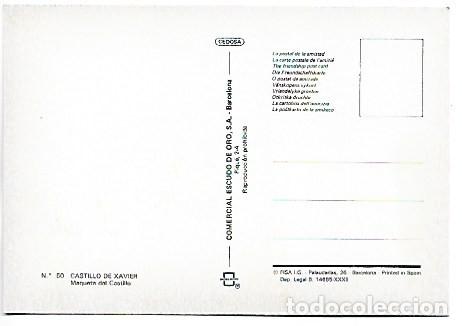 Postales: MAQUETA DEL CASTILLO.- CASTILLO DE XAVIER - NAVARRA - Foto 2