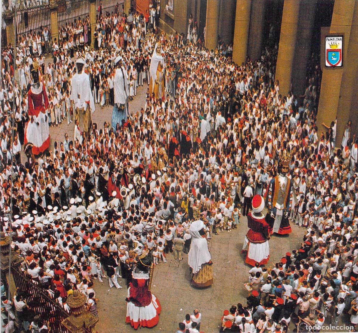 Postales: Postal Pamplona Fiestas de San Ferm&iacute;n Los Gigantes