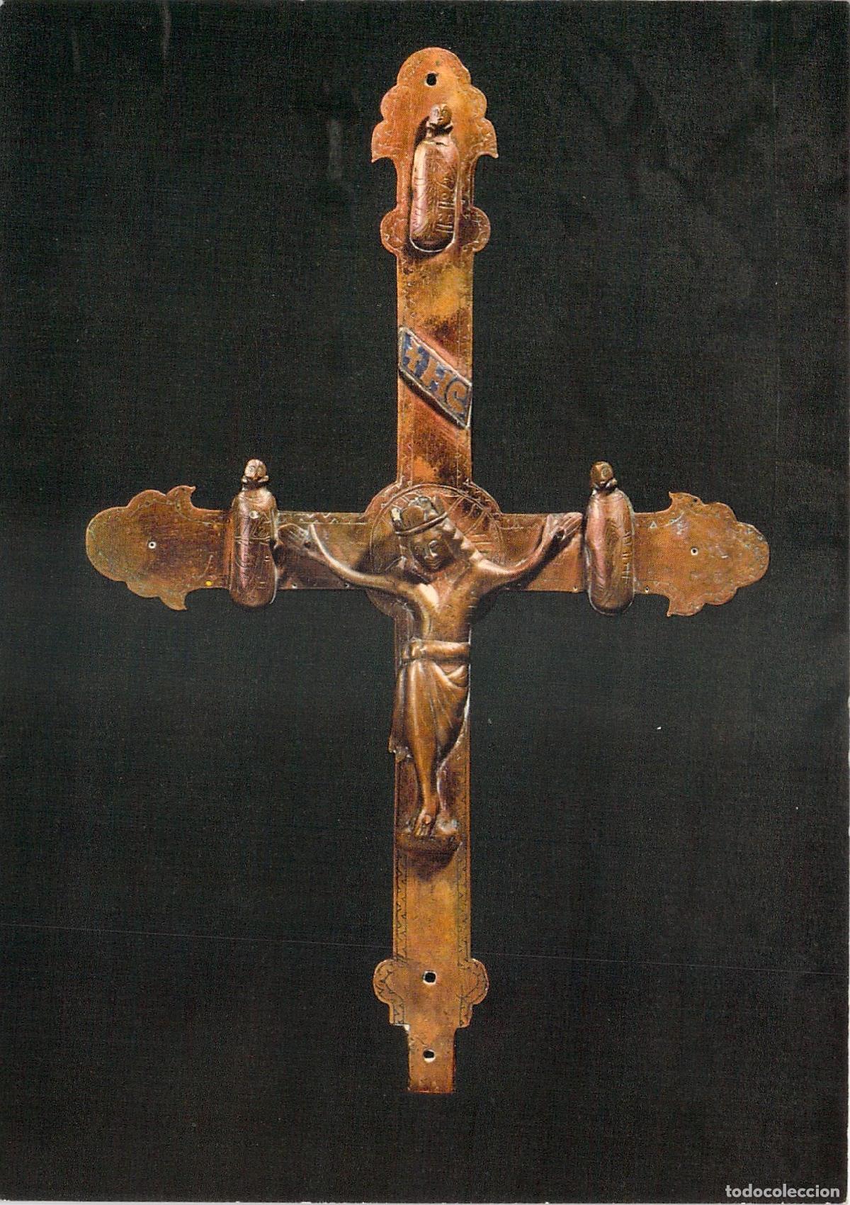 Postales: Postal Museo Diocesano de Pamplona Cruz Procesional de Arazuri