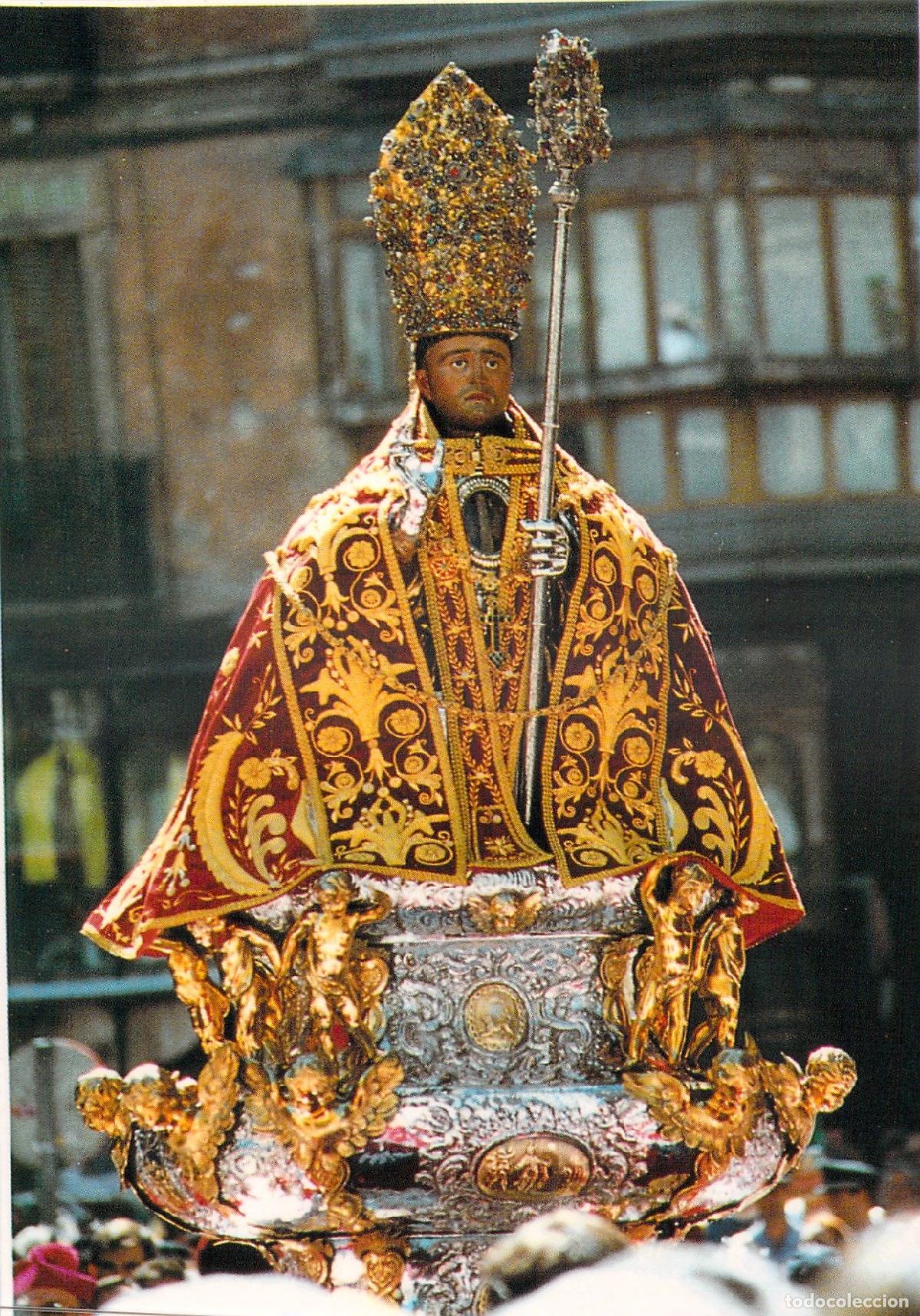 Postales: Postal de la Imagen de San Ferm&iacute;n en Pamplona, Navarra